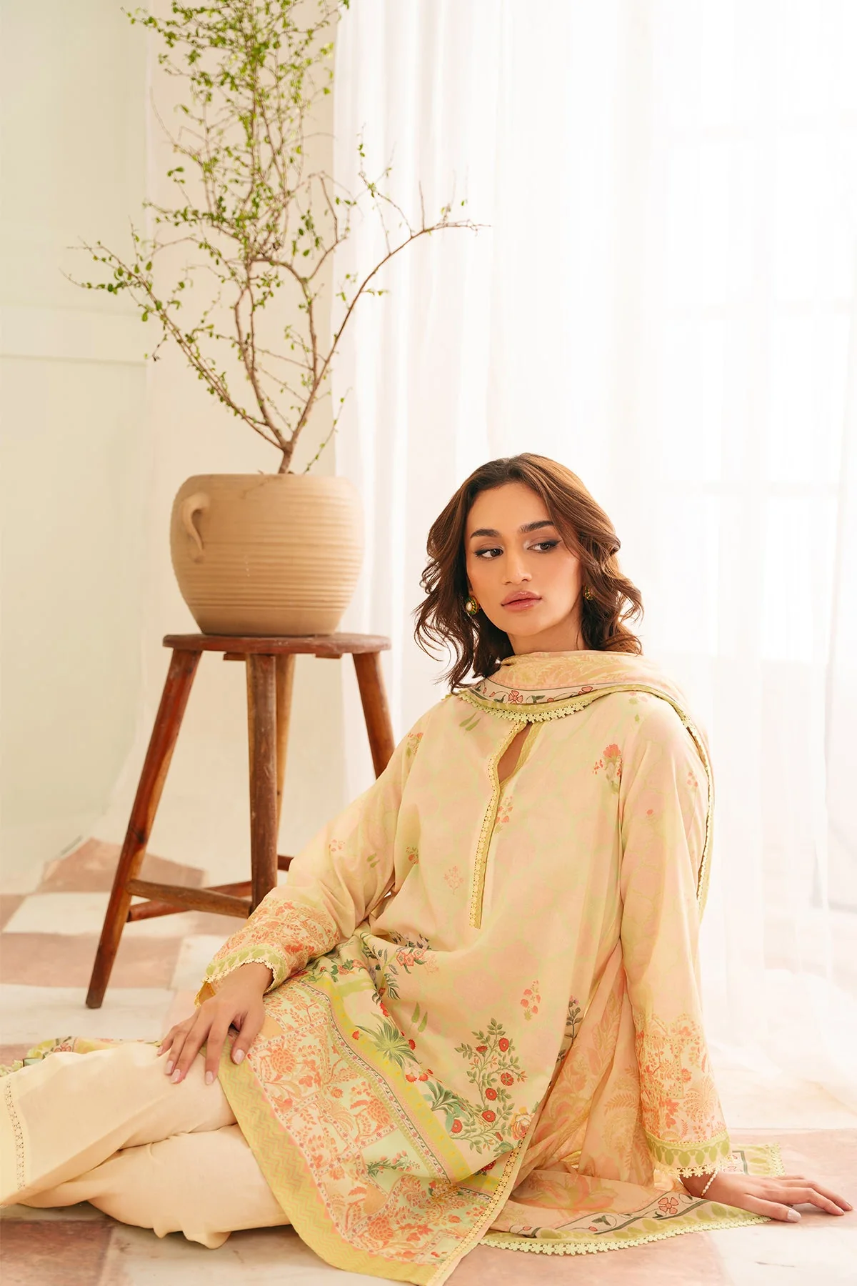 Sahar Selene Lawn – Mughal Bliss - Image 8