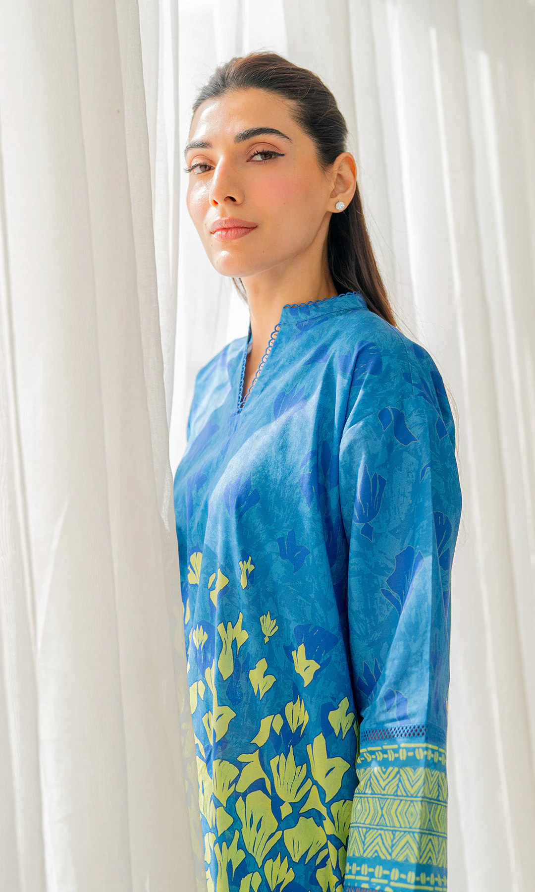 Sahar Selene Lawn 2Pc – Neon Canopy - Image 3