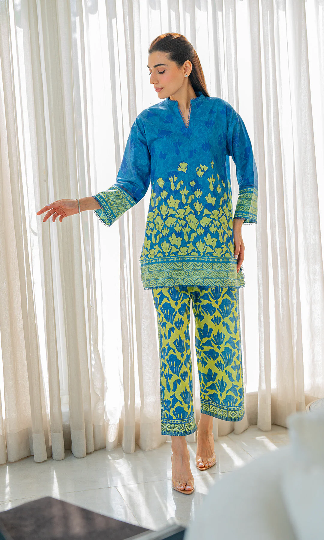 Sahar Selene Lawn 2Pc – Neon Canopy - Image 5