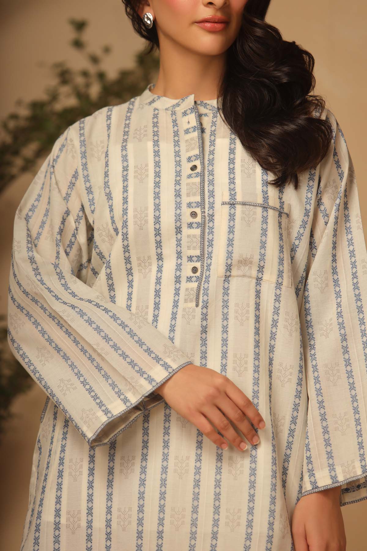 Sahar Stitched/Pret Winter Co-ord Sets – Antique Charm - Image 2