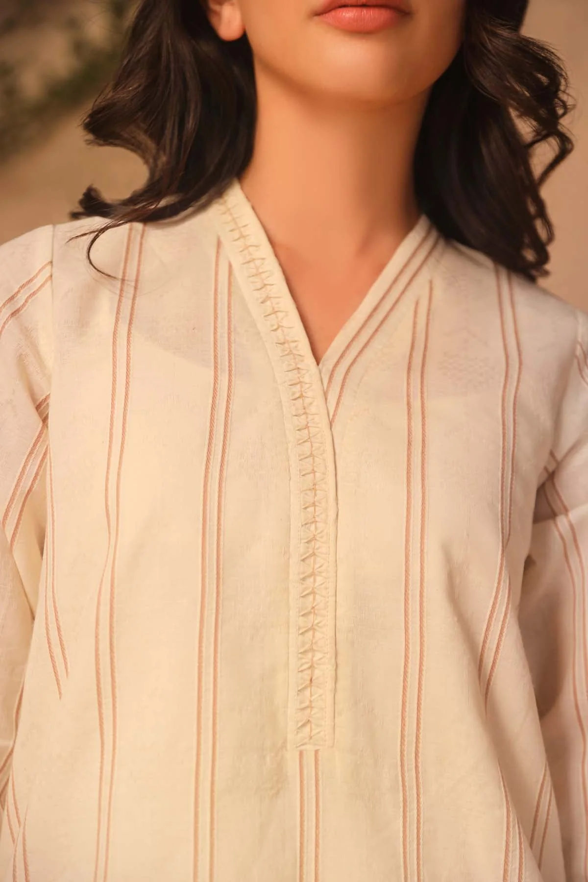 Sahar Stitched/Pret Winter Co-ord Sets – Gardenia - Image 4