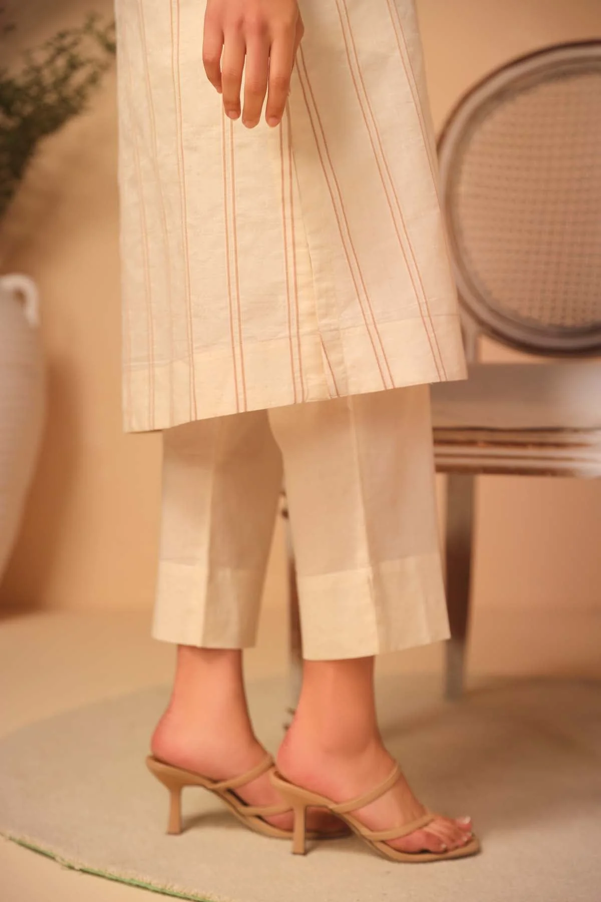 Sahar Stitched/Pret Winter Co-ord Sets – Gardenia - Image 6