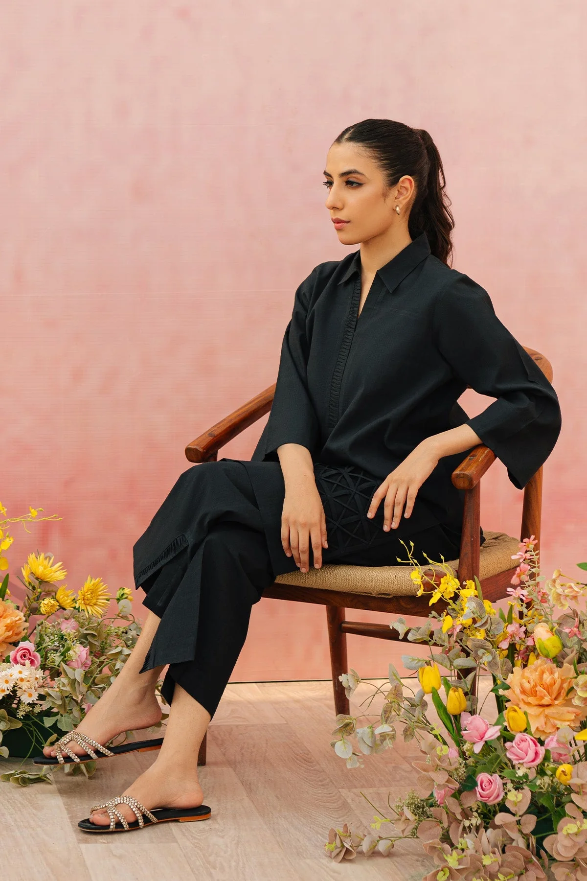 Sahar Stitched RTW Core Co-Ords – Edge SSRB-RK-02 - Image 5