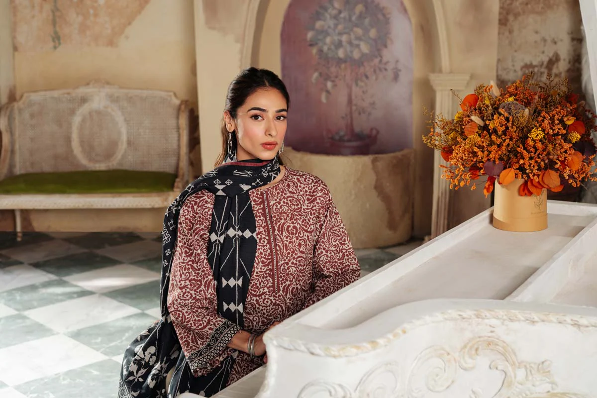 Sahar Winter – Printed Khaddar 3 Piece - SKWP-V2-23-06 - Image 6