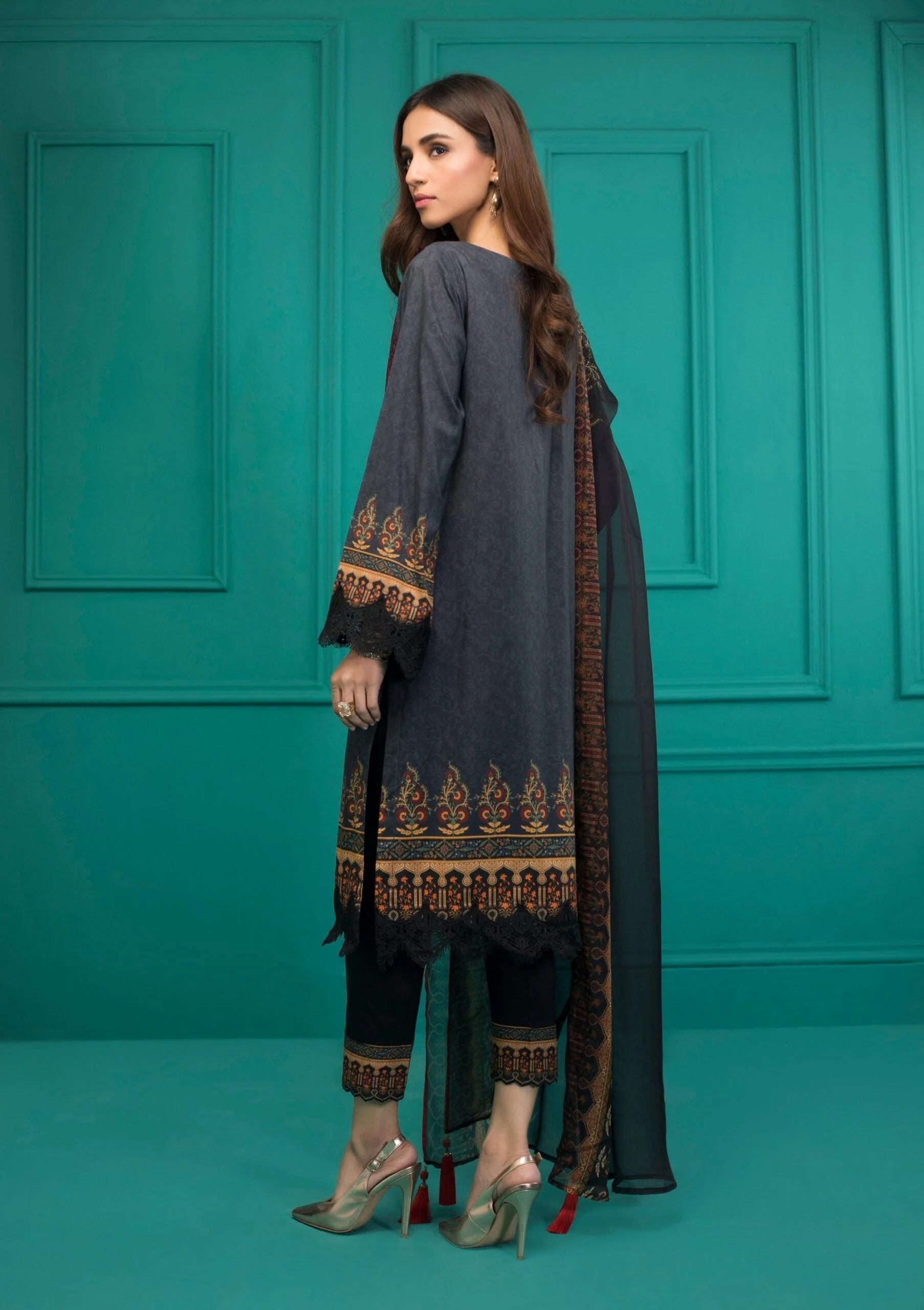 Sahil Designer Embroidered Lawn Collection – S20-1 - Image 2