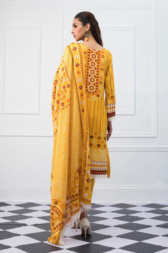 Sahil Printed Lawn Collection Vol-5 – ZS-09 - Image 3