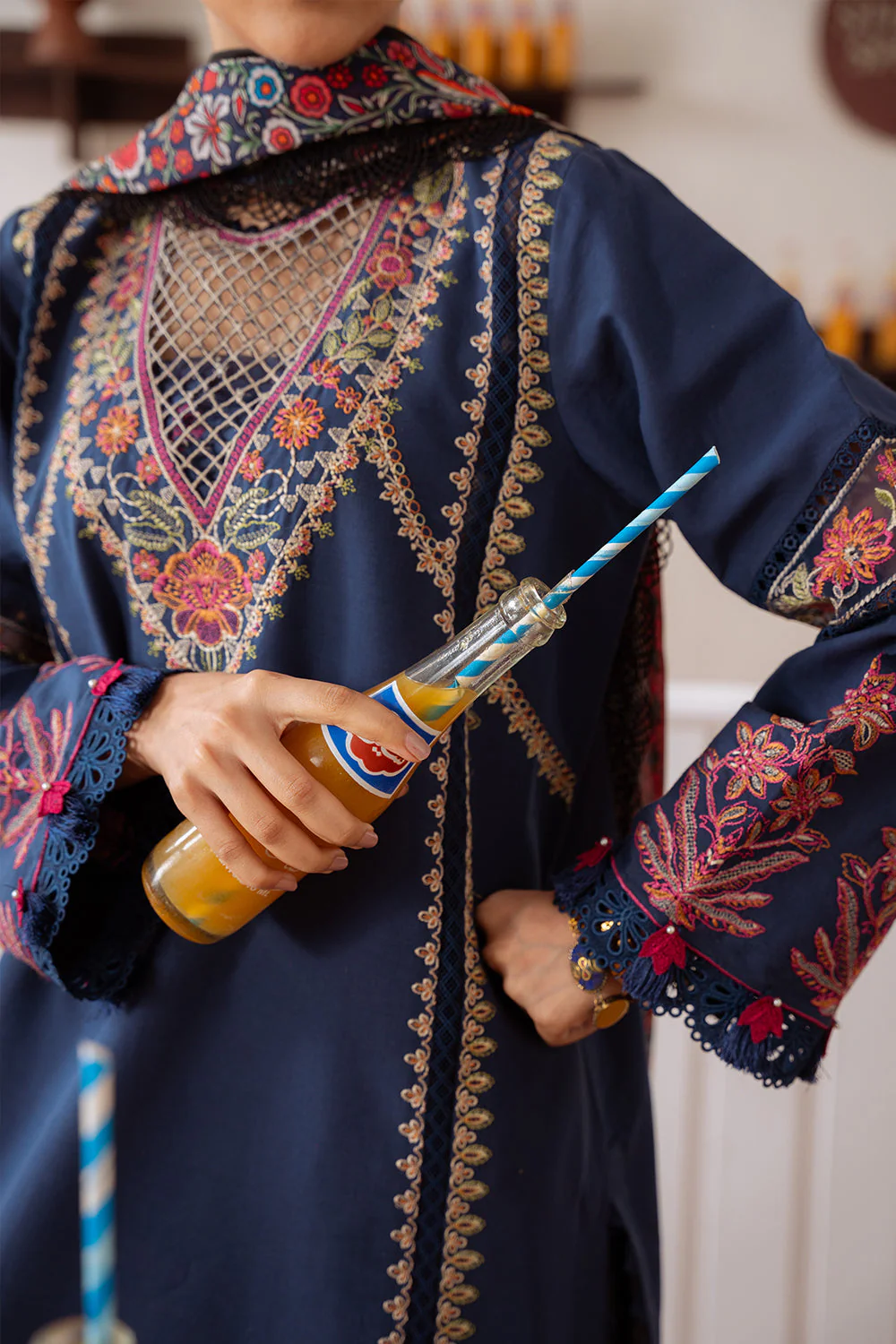 Saira Rizwan Laanem Spring/Summer Lawn – ELIF-A-SRL25-05 - Image 3