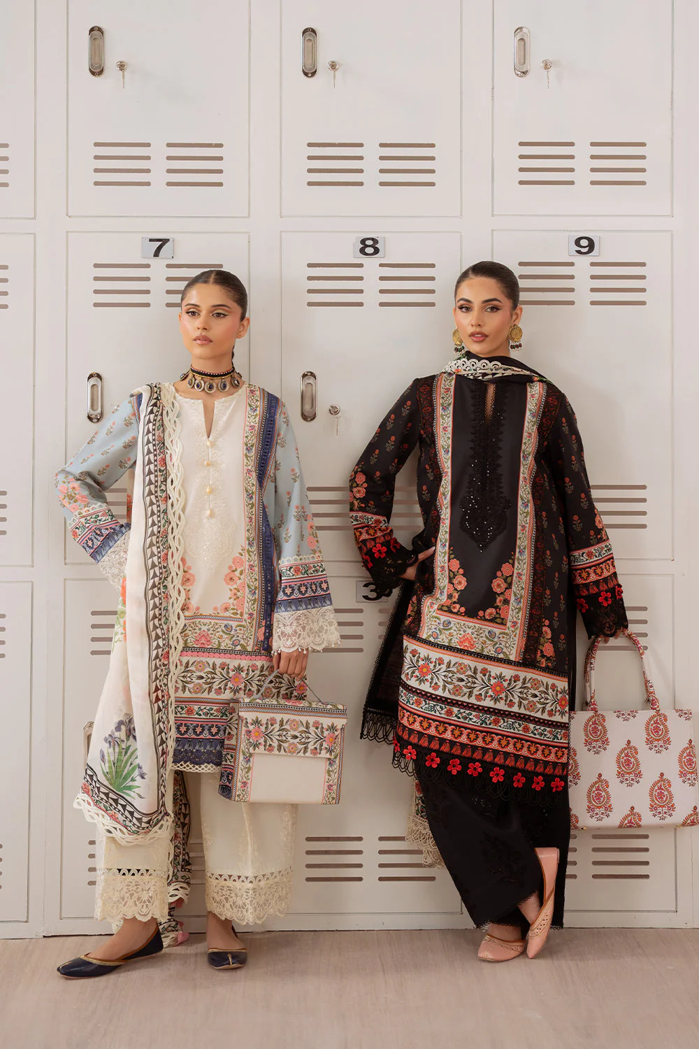Saira Rizwan Laanem Spring/Summer Lawn – ZUMRA-A-SRL25-07 - Image 7