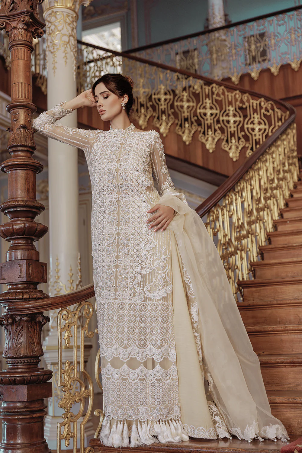 Saira Rizwan Lumiere Luxury Festive Formal Collection – DAISY SR-04 - Image 5