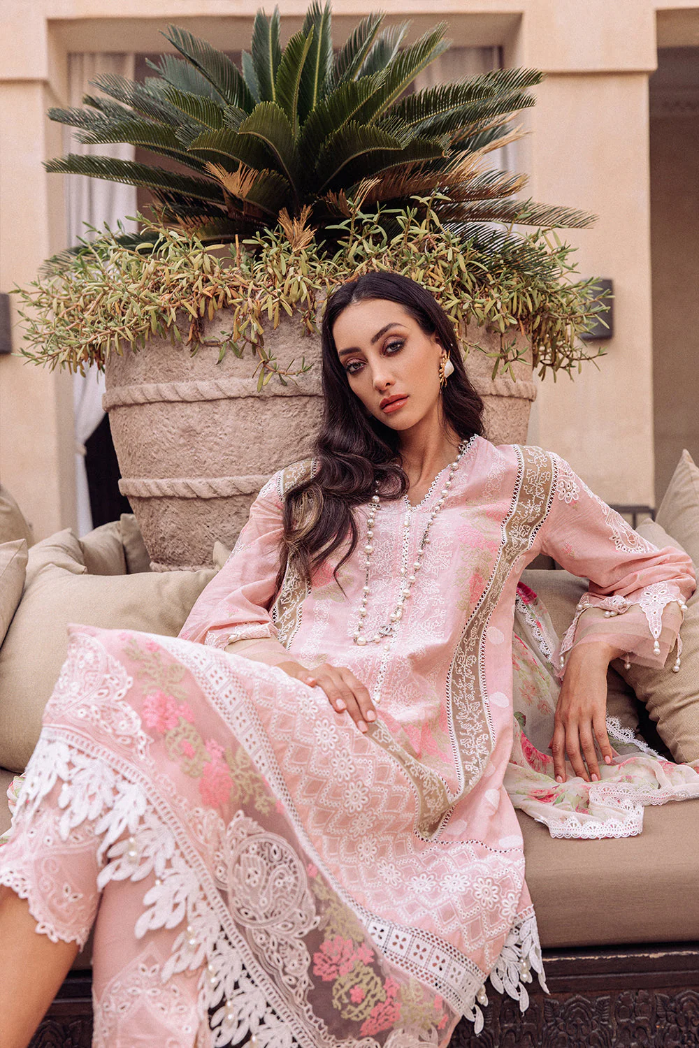Saira Rizwan Luxury Lawn Collection – DELILAH SR-02 - Image 5