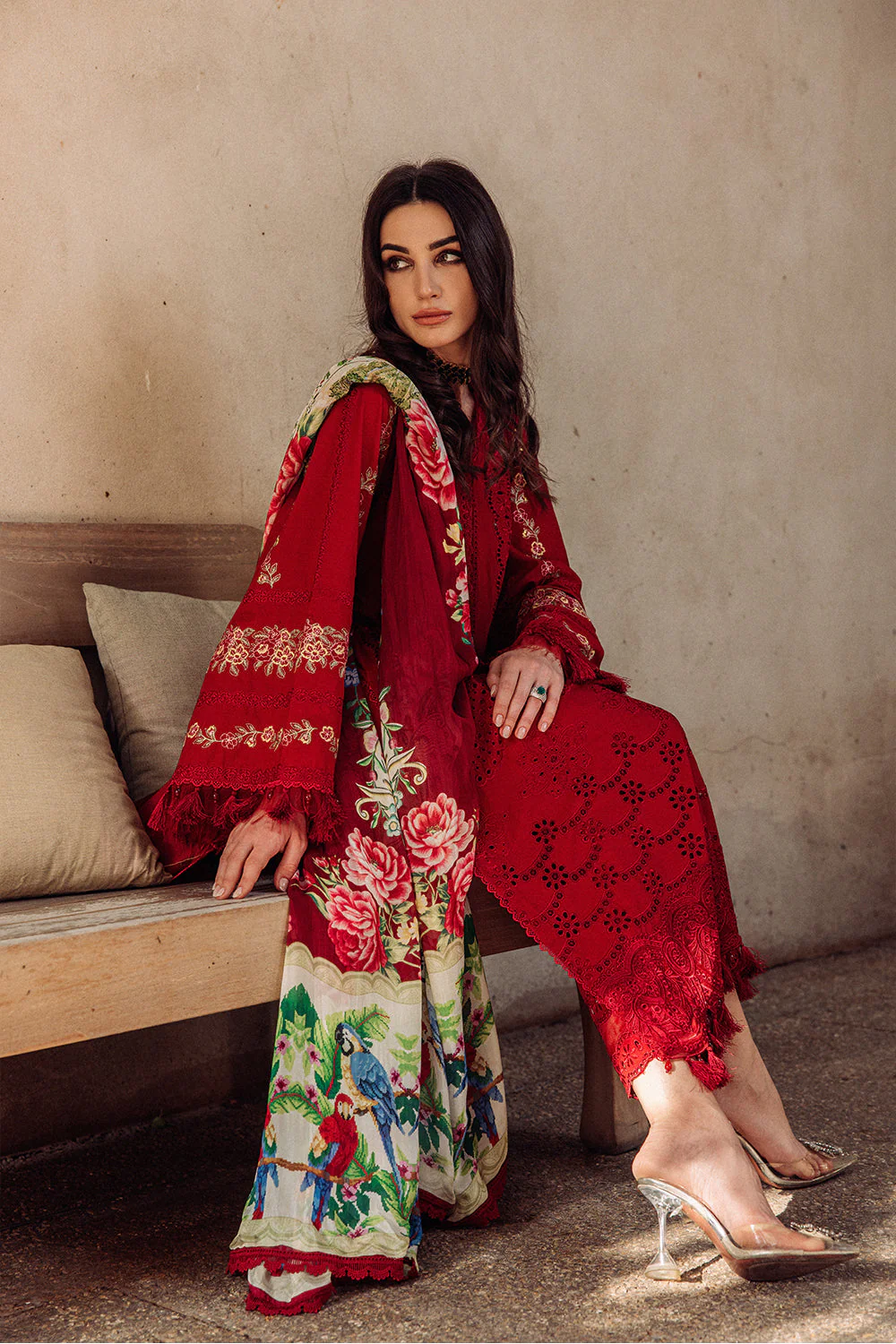 Saira Rizwan Luxury Lawn Collection – ROISE SR-05