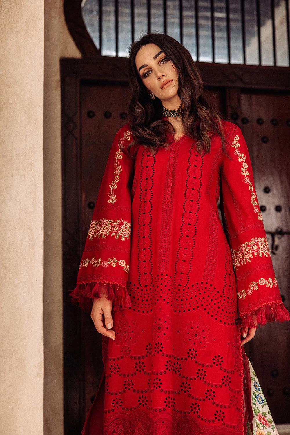 Saira Rizwan Luxury Lawn Collection – ROISE SR-05 - Image 4