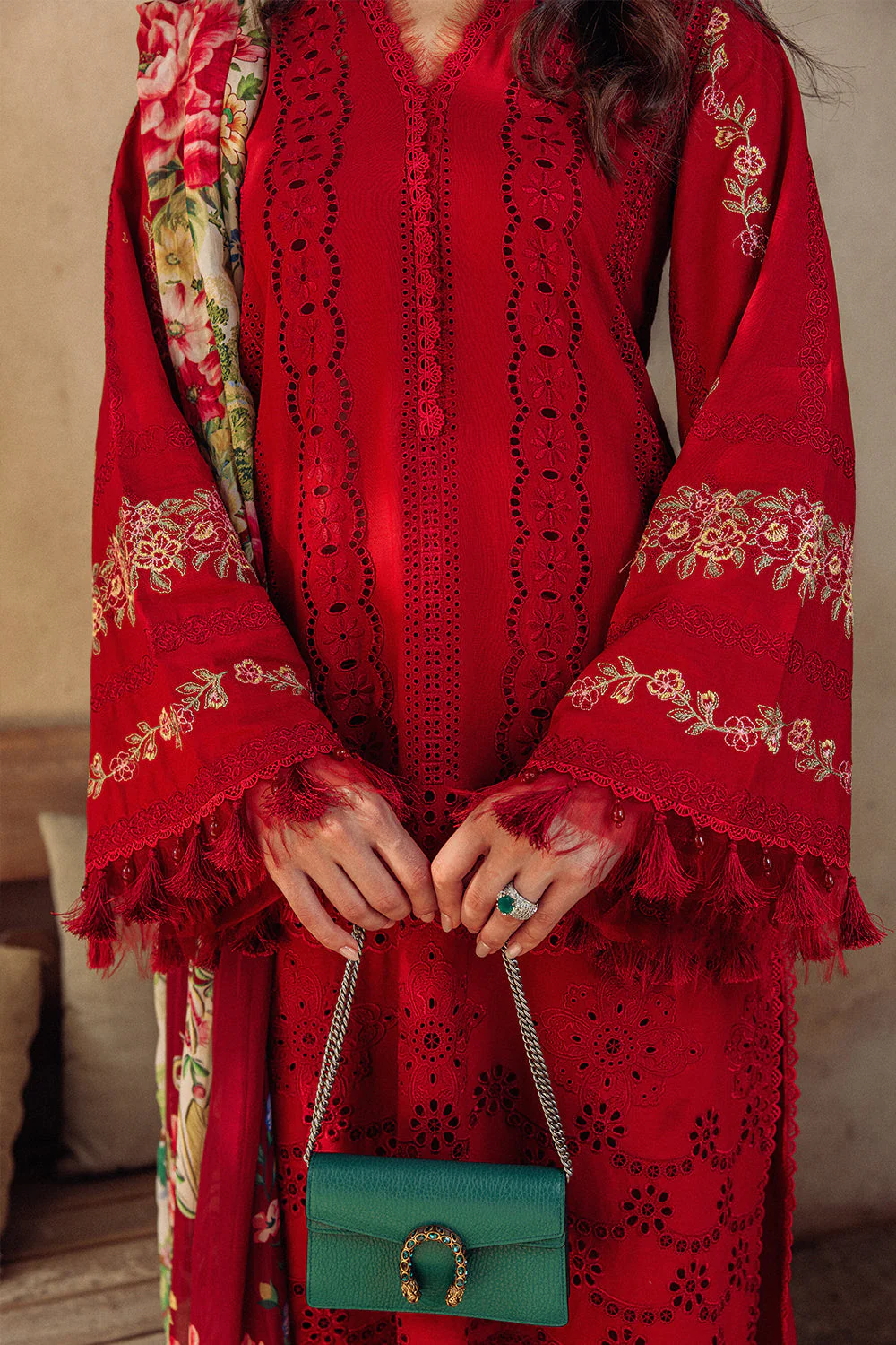 Saira Rizwan Luxury Lawn Collection – ROISE SR-05 - Image 5