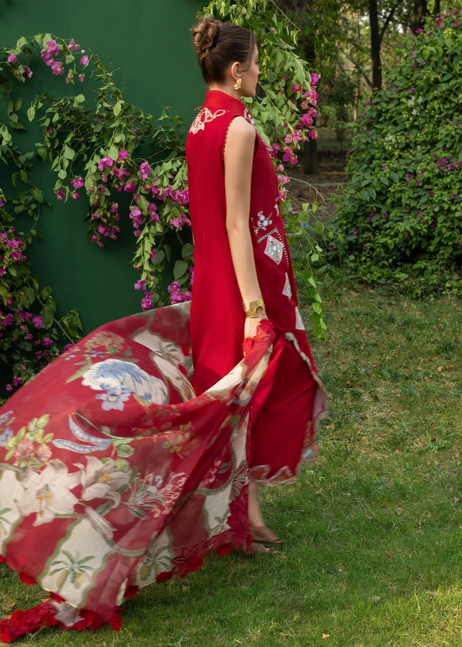 Saira Shakira Bloom Luxury Lawn – ELISE - Image 7