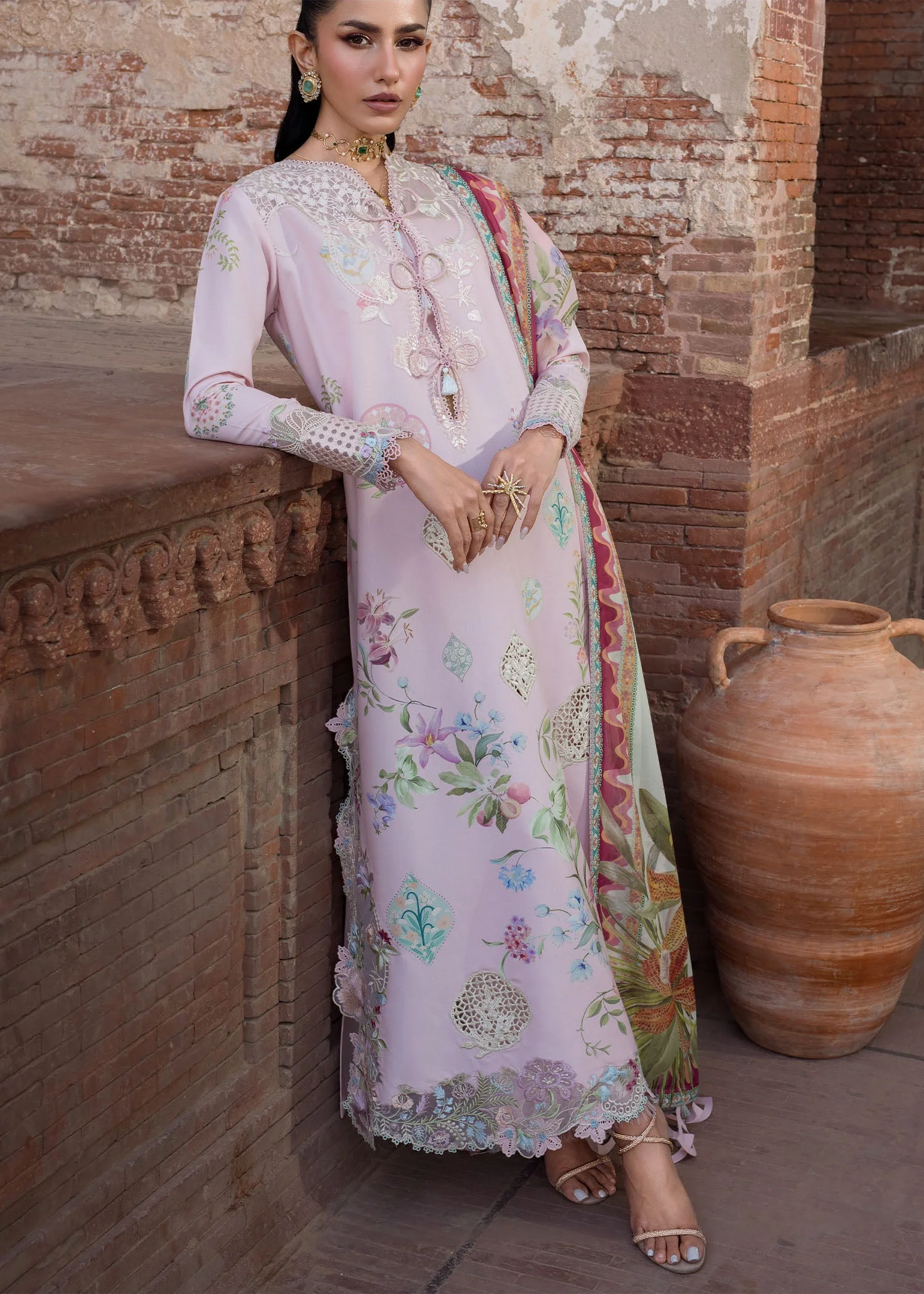 Saira Shakira Bloom Luxury Lawn – MAELLE - Image 2
