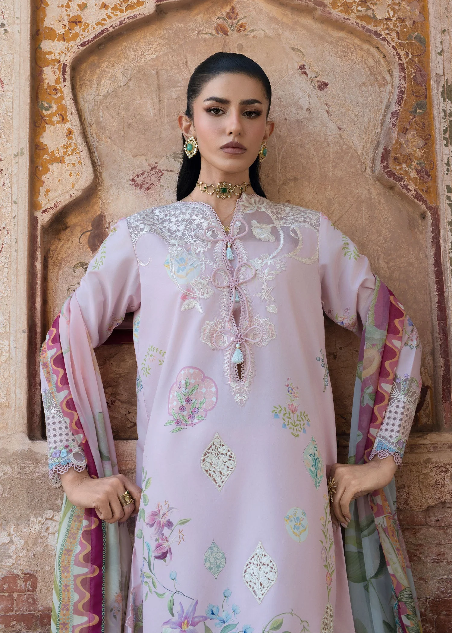 Saira Shakira Bloom Luxury Lawn – MAELLE - Image 4