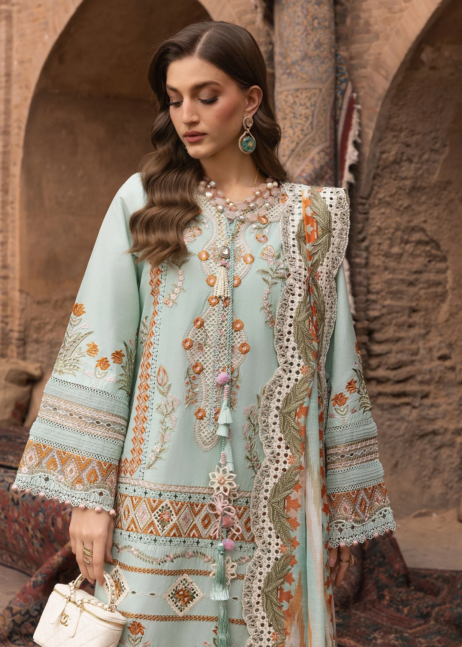 Saira Shakira Breeze Festive Luxury Lawn – RUNA-8-A - Image 10