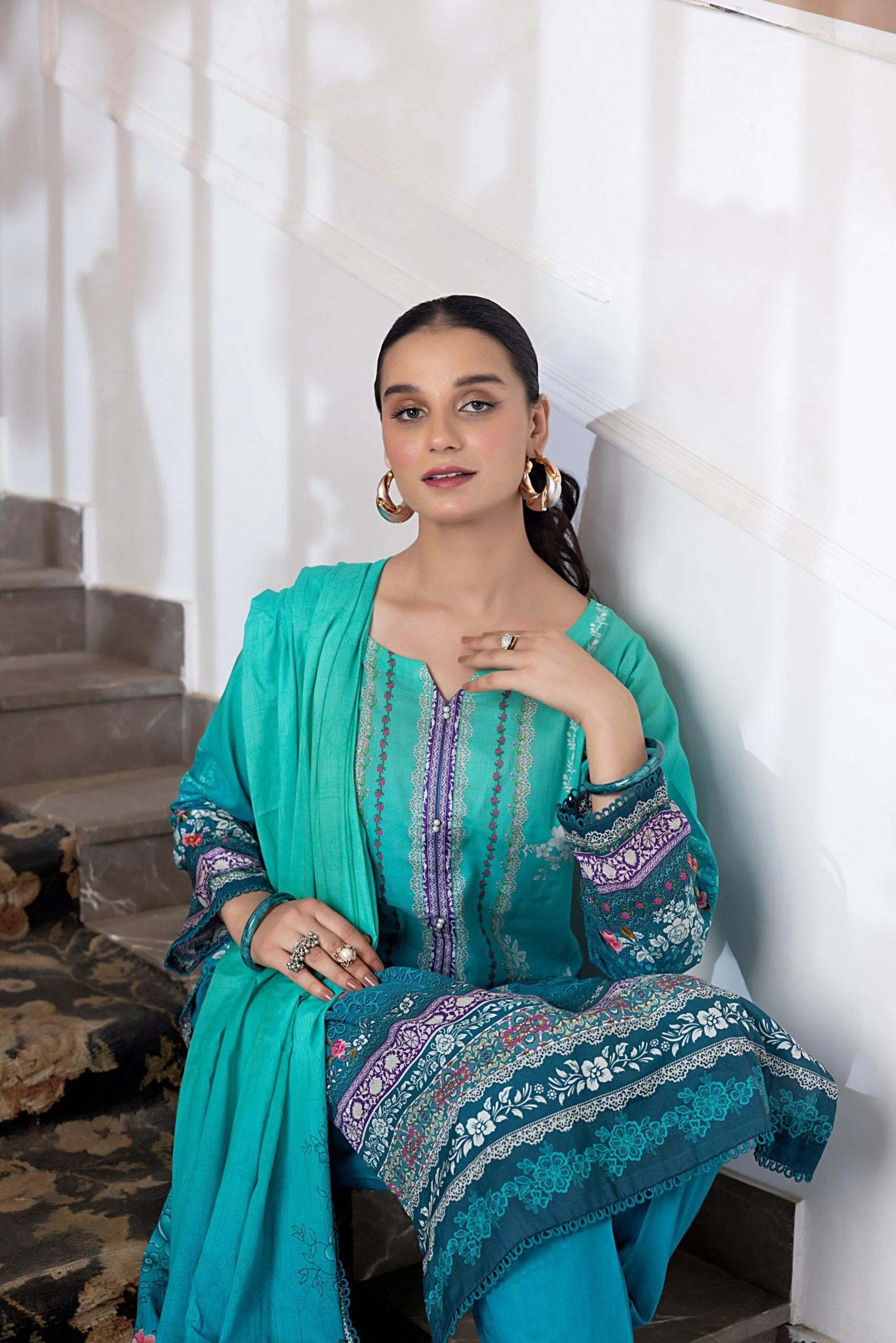 Salina Digital Printed Lawn Collection Vol 2 2024 –SPLV2-15 - Image 6