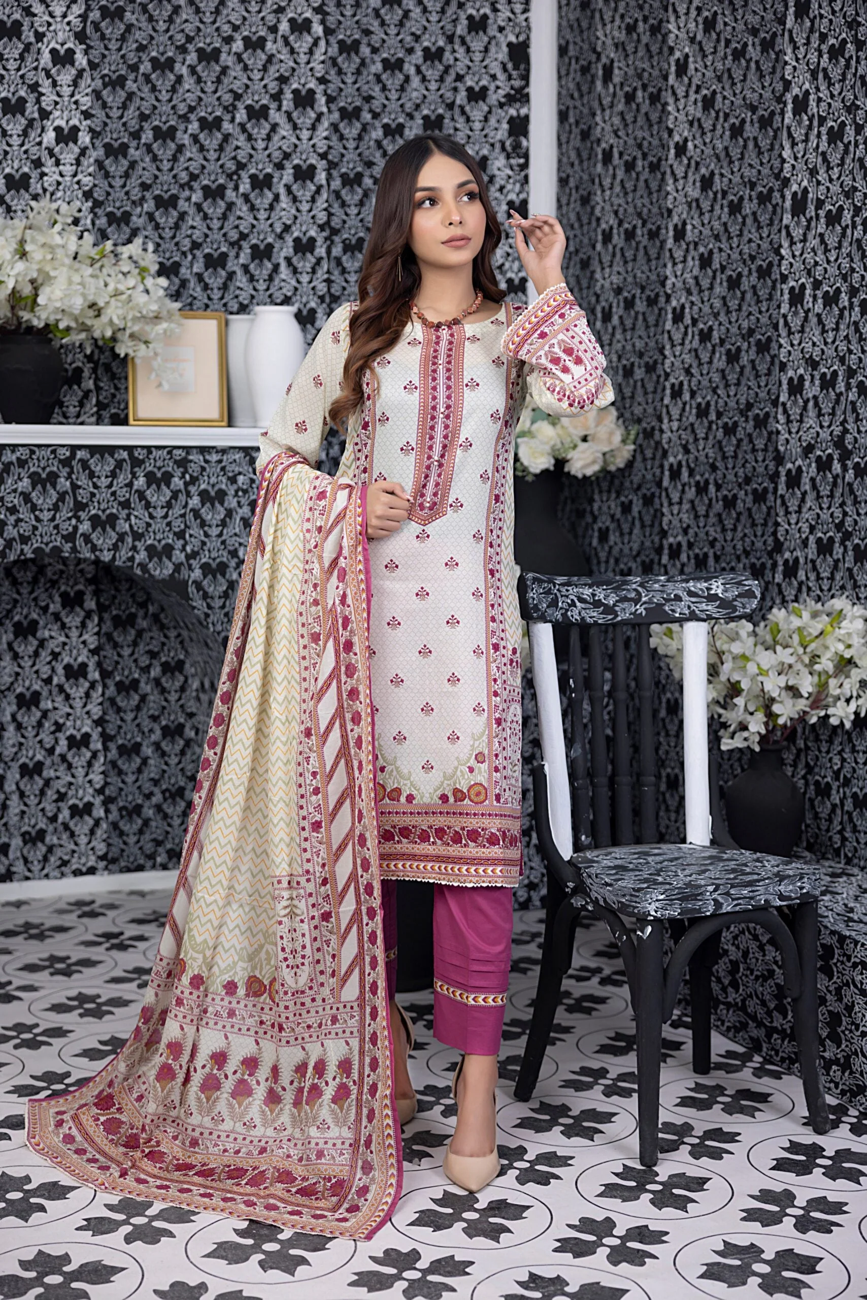 Salina Digital Printed Lawn Vol-3 – SPL3-12 - Image 5