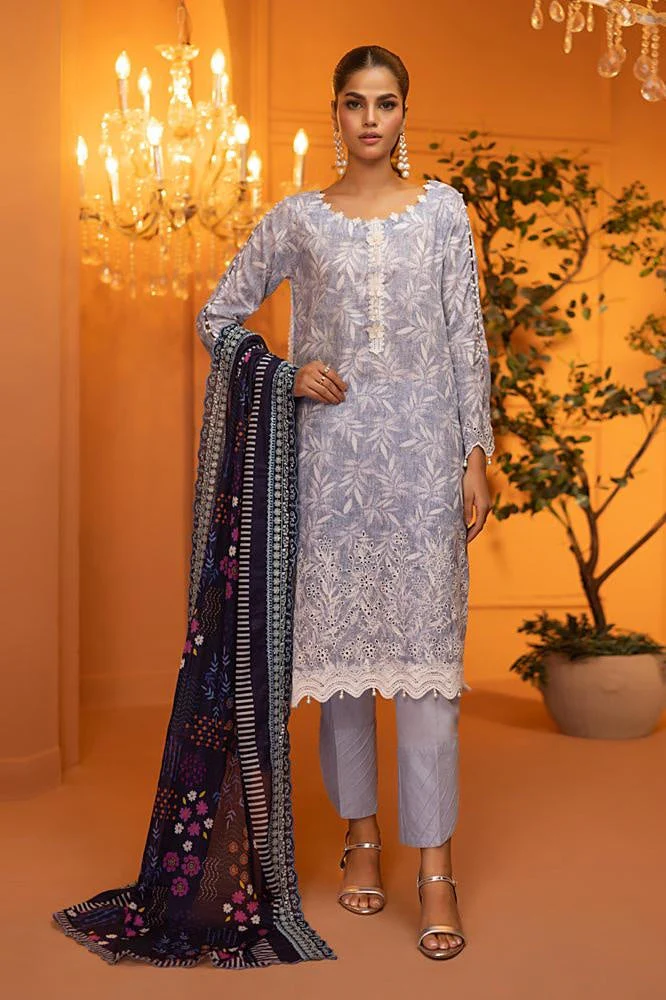 Salina Lawn with Cutwork Dupatta Vol-2 – SCWV2-6