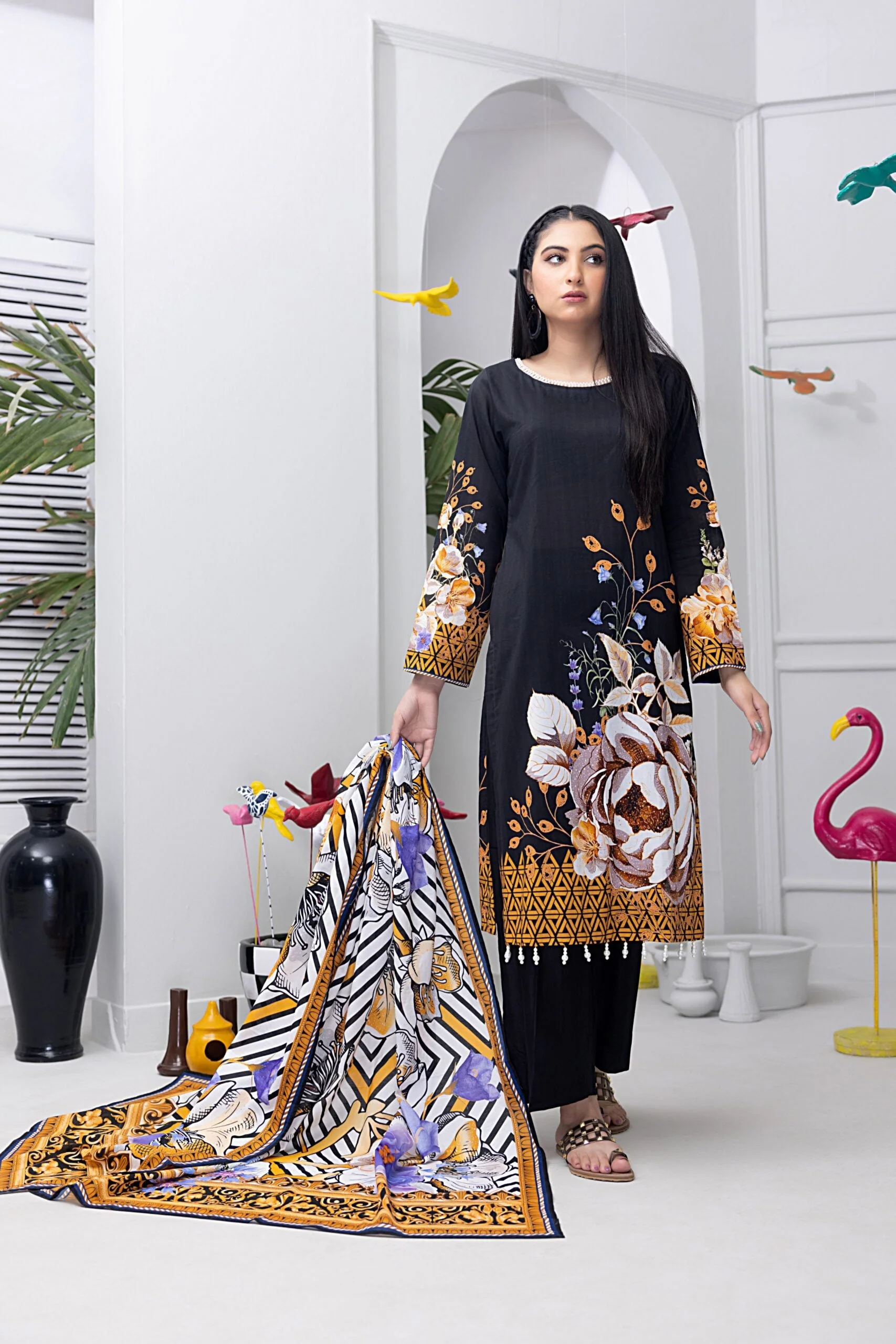 Salina Pop Printed Lawn Collection – SP-2 - Image 2