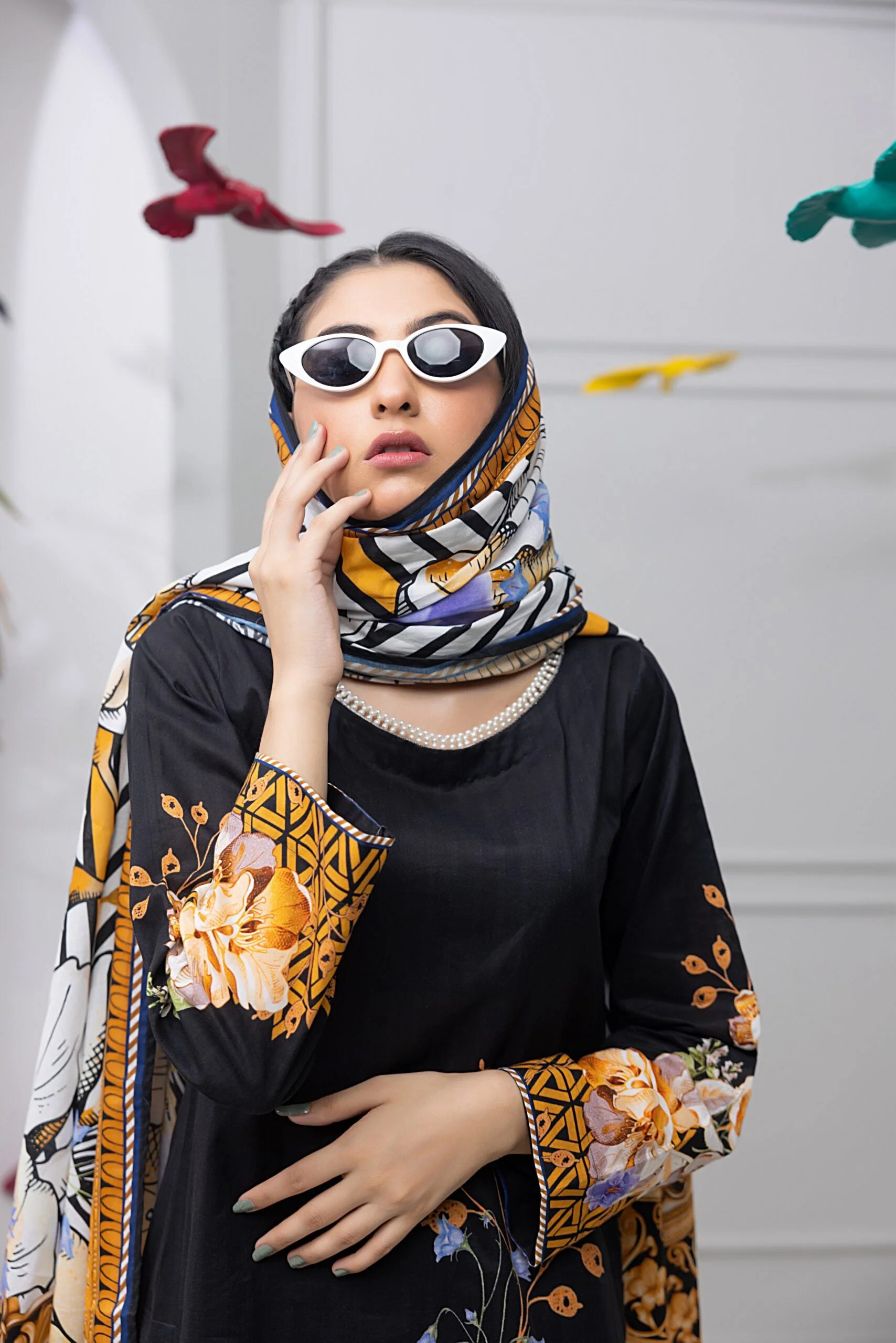 Salina Pop Printed Lawn Collection – SP-2 - Image 7