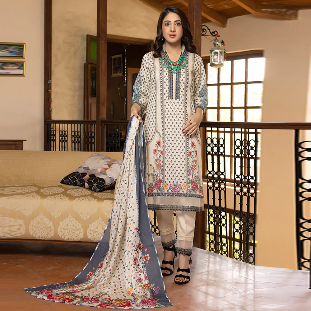 Salina Printed Lawn Collection 2023 Vol-2 – SPLV2-1 - Image 3