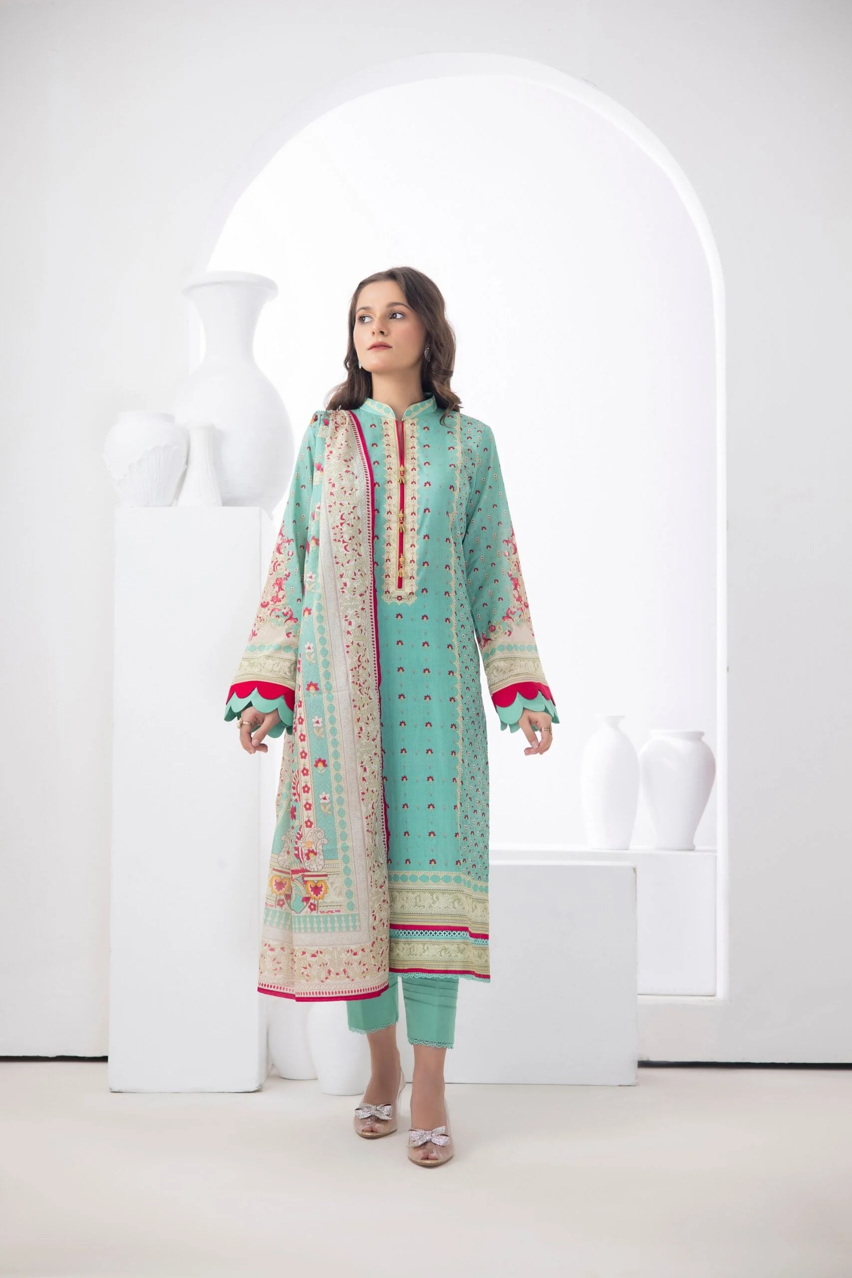 Salina Printed Lawn Collection – SPL15-9 - Image 4