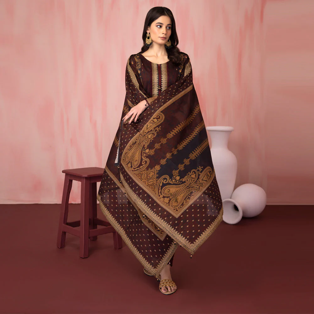 Salina Printed Lawn Collection Vol-5 – SPLV5- 02 - Image 5
