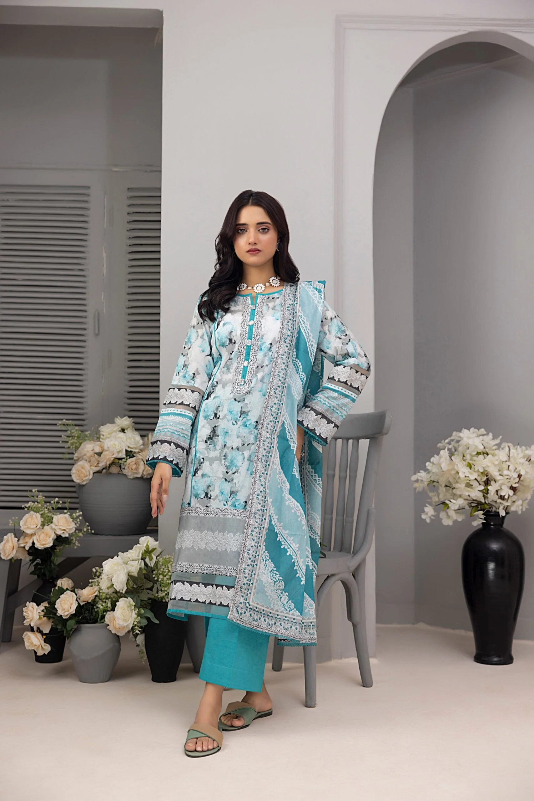 Salina Printed Lawn Vol-4 – SPC4-1 - Image 2