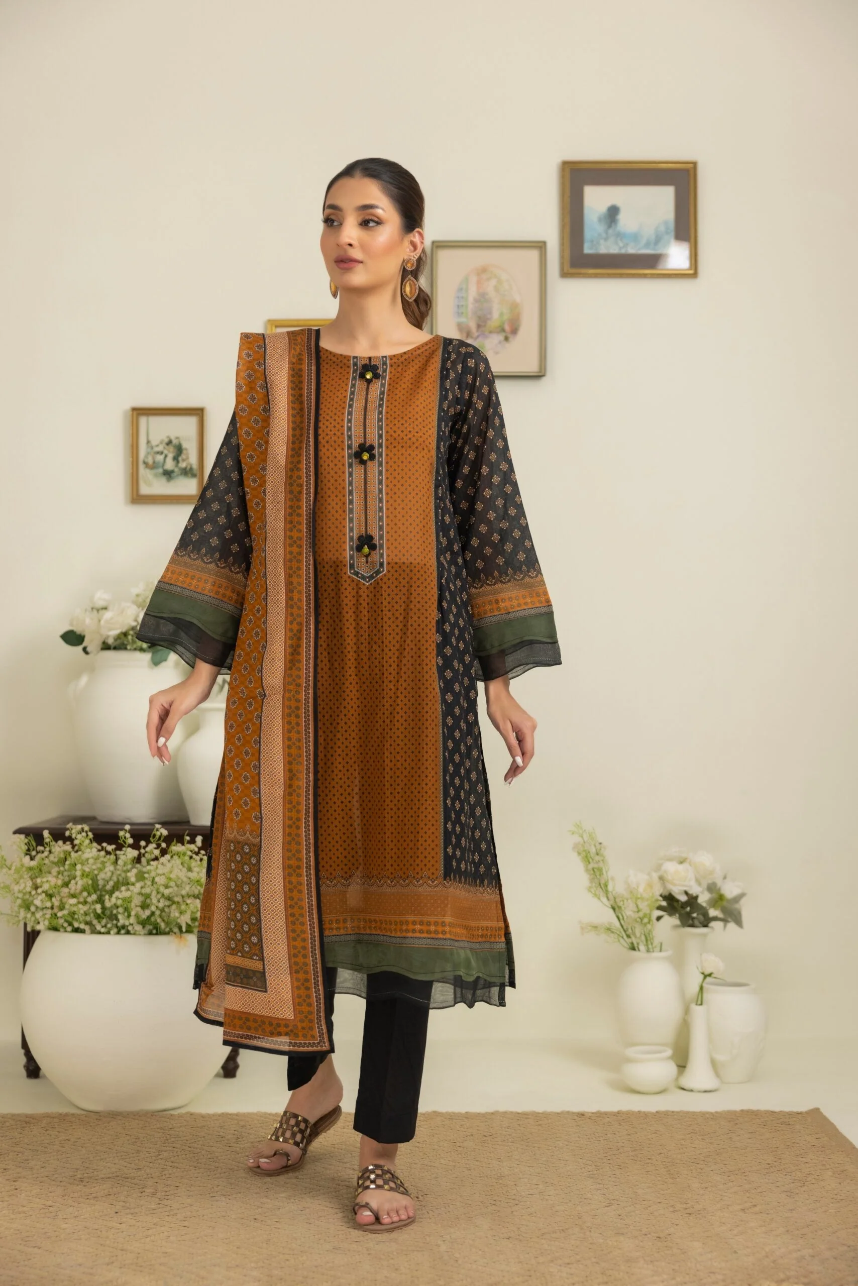 Salina Printed Mid Summer Cotton – SPC3-10 - Image 3