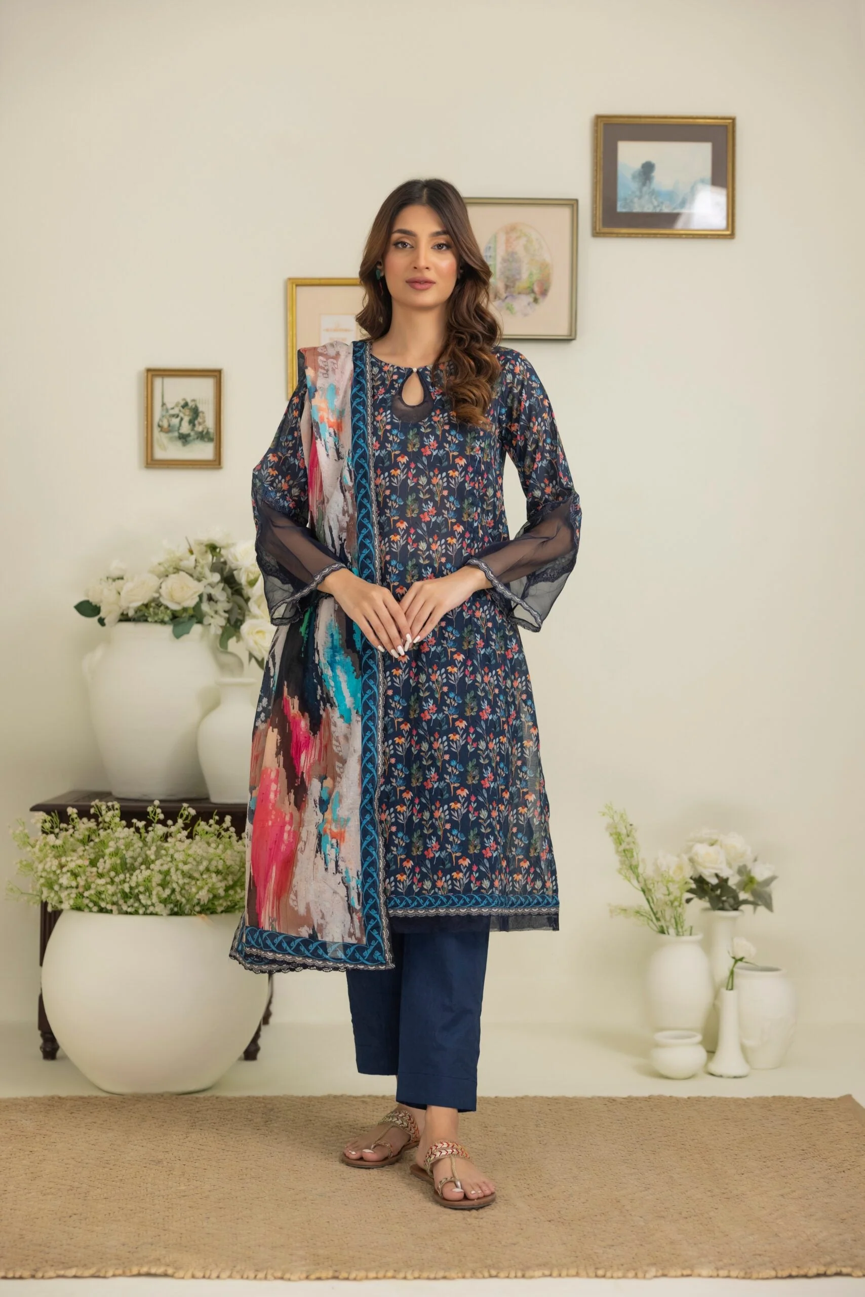 Salina Printed Mid Summer Cotton – SPC3-3 - Image 3