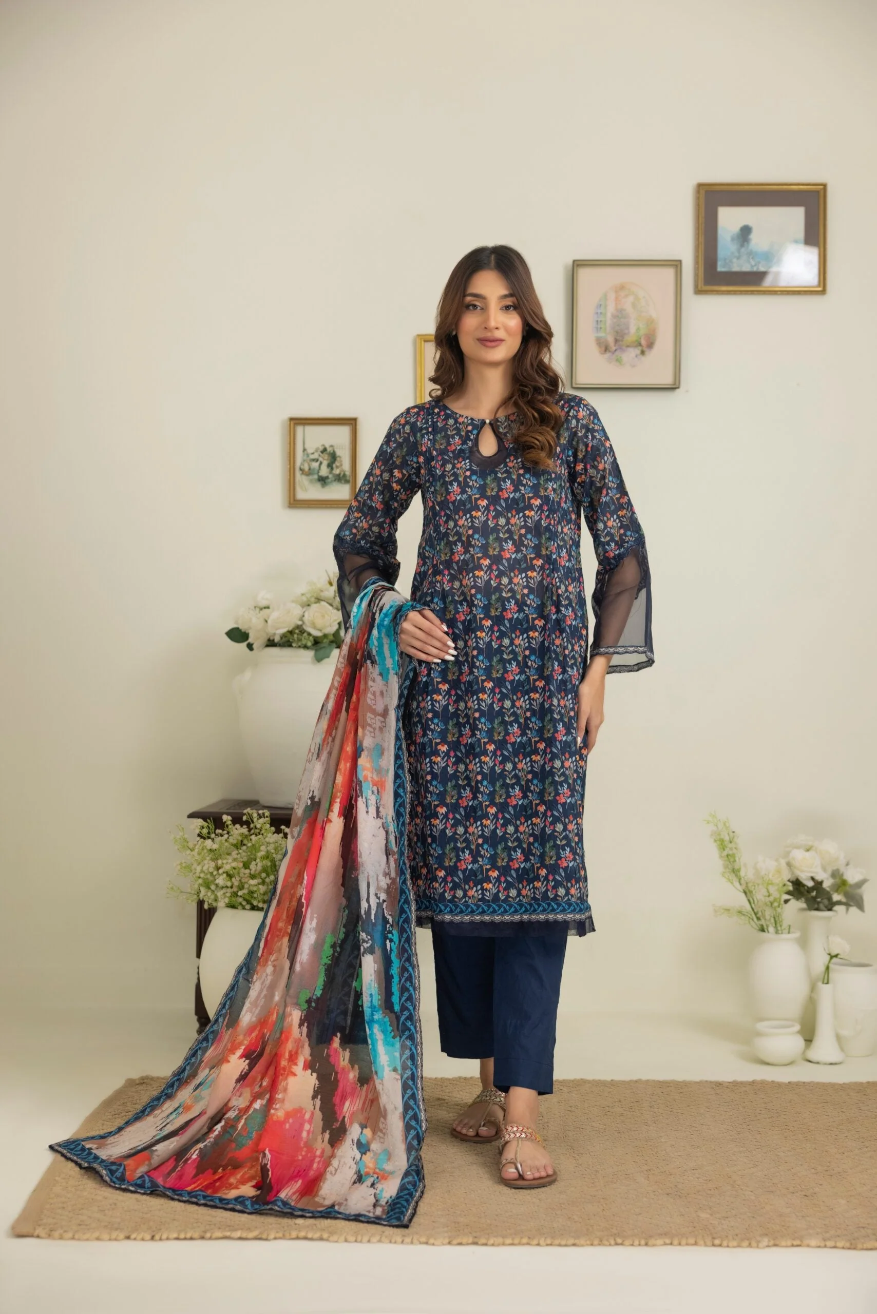 Salina Printed Mid Summer Cotton – SPC3-3 - Image 4