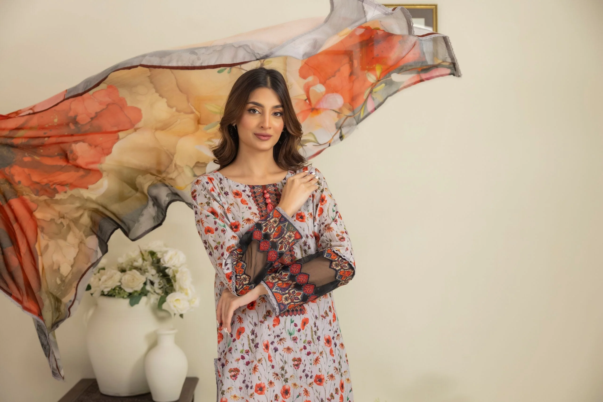 Salina Printed Mid Summer Cotton – SPC3-4 - Image 4