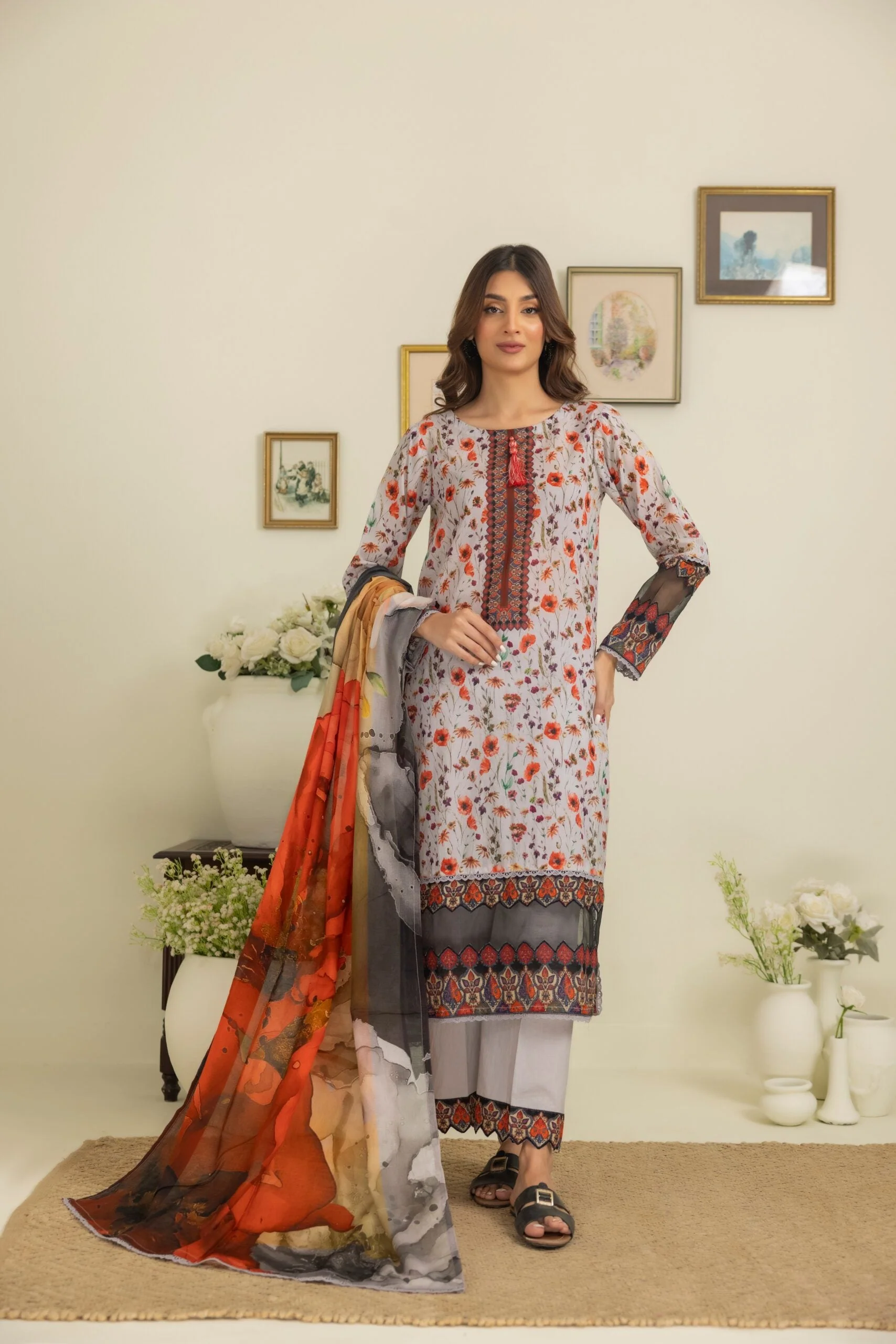 Salina Printed Mid Summer Cotton – SPC3-4 - Image 5