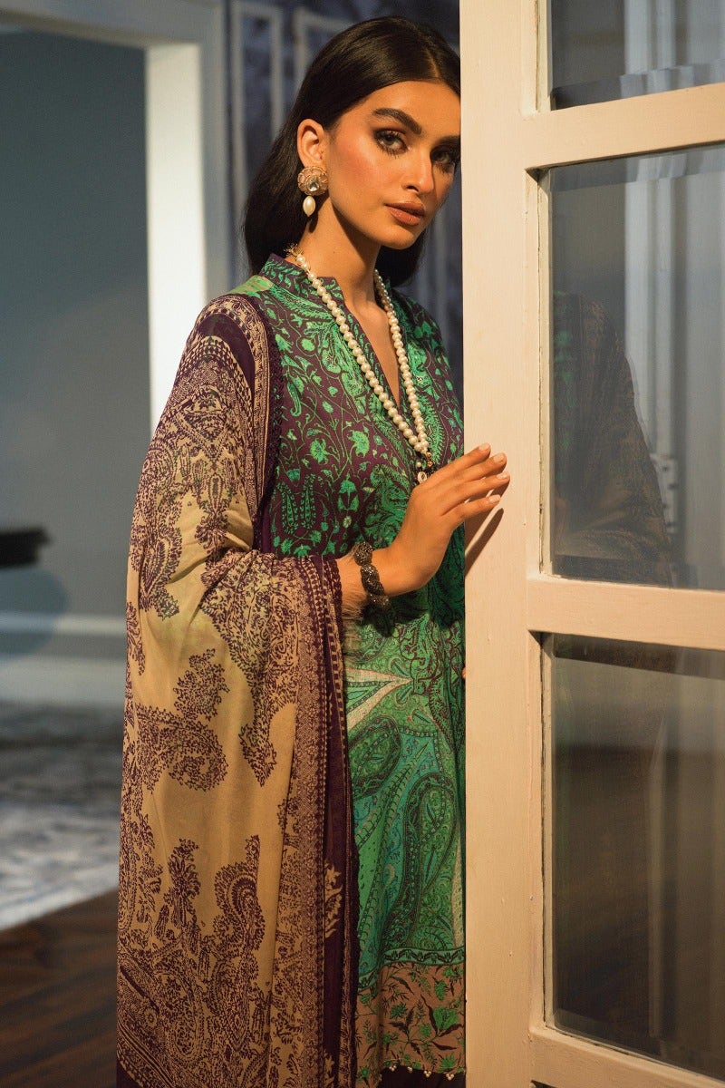 Sana Safinaz Silk Festive Capsule Collection –E221-002B AG - Image 5