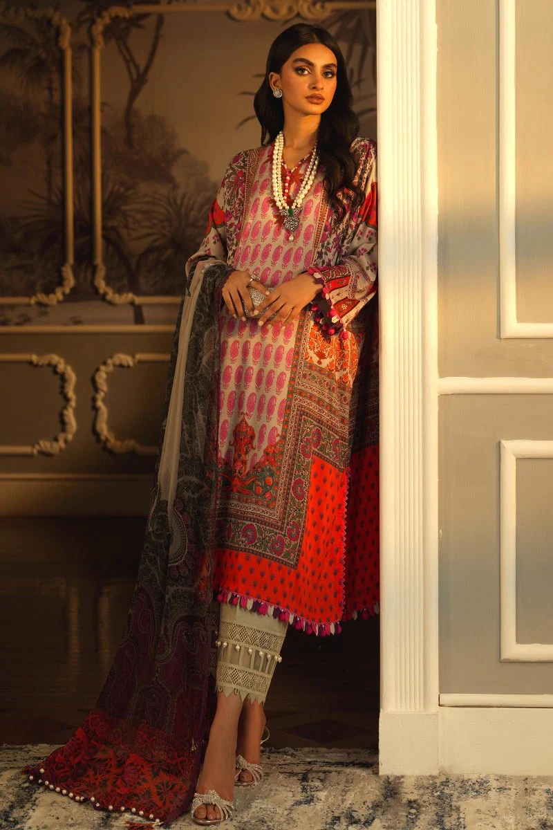 Sana Safinaz Silk Festive Capsule Collection –E221-004B-AG - Image 3