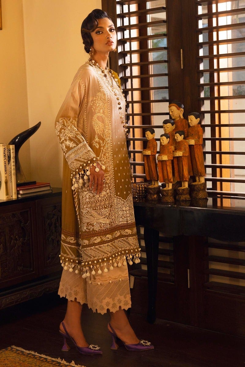 Sana Safinaz Luxury Lawn Collection 2022 – L221-001B-CX - Image 7