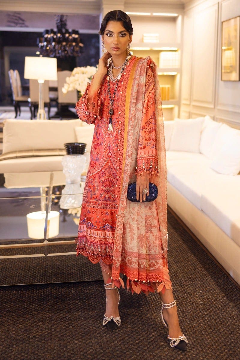 Sana Safinaz Luxury Lawn Collection – L221-006B-CV - Image 2