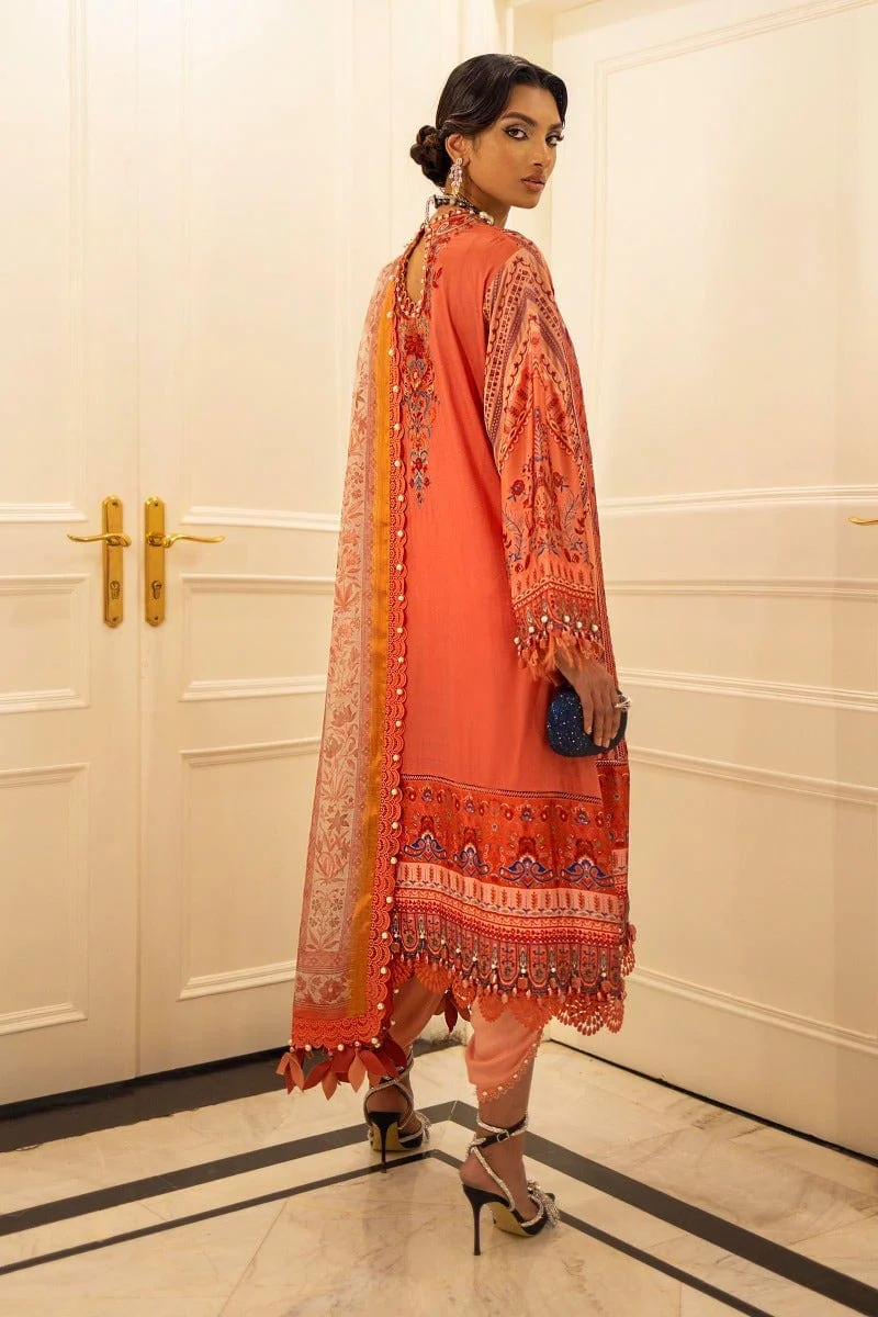 Sana Safinaz Luxury Lawn Collection – L221-006B-CV - Image 6