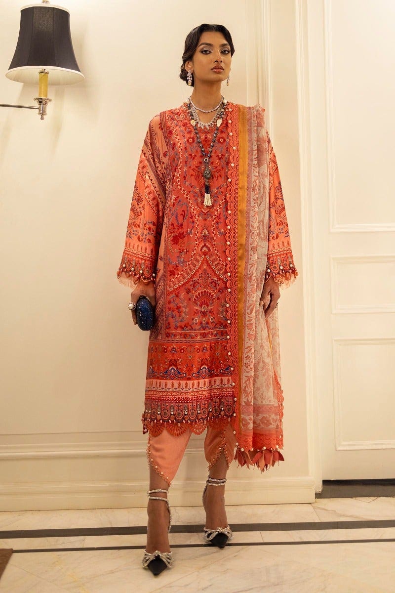 Sana Safinaz Luxury Lawn Collection – L221-006B-CV - Image 7
