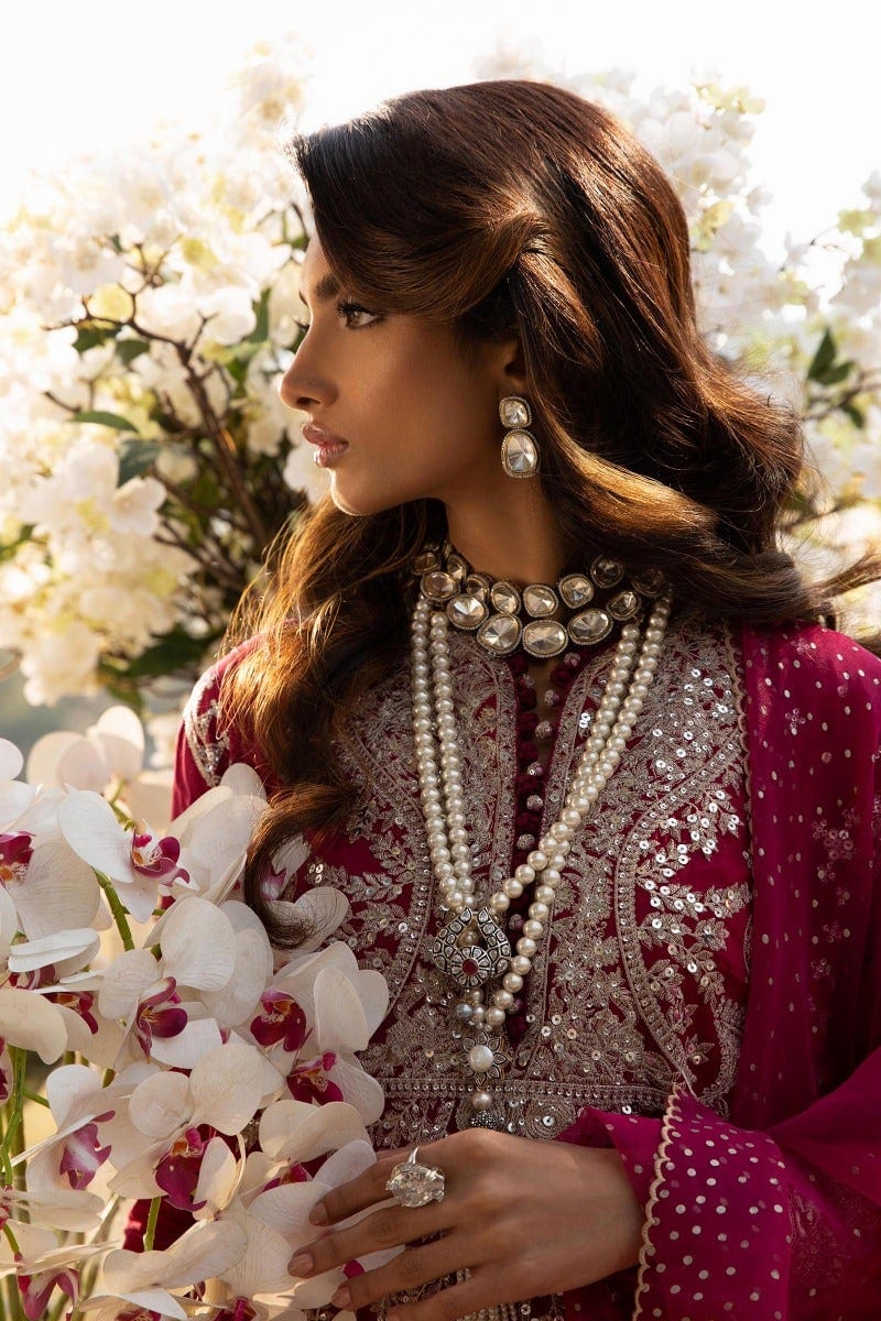 Sana Safinaz Luxury Lawn Collection 2022 – L221-013B-CH - Image 10