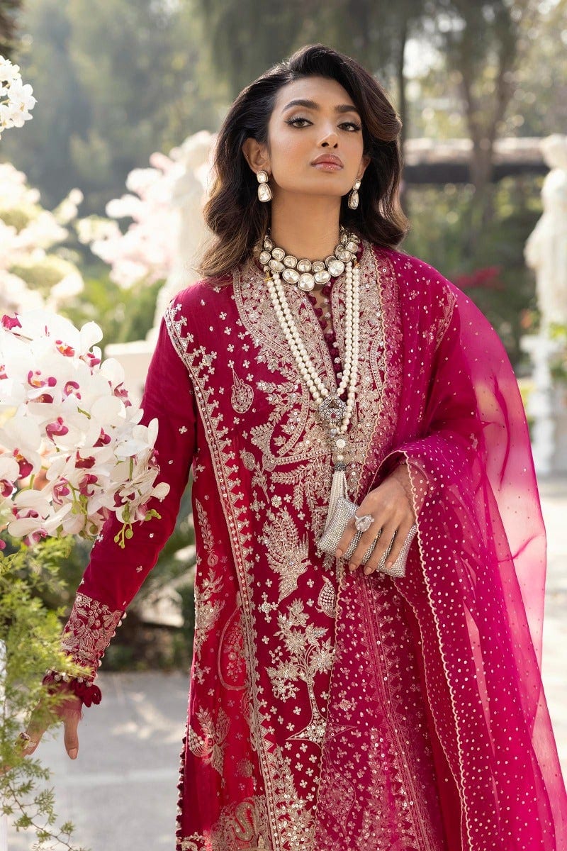 Sana Safinaz Luxury Lawn Collection 2022 – L221-013B-CH - Image 2