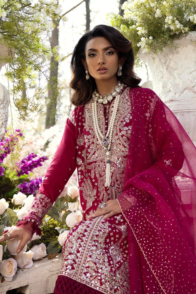 Sana Safinaz Luxury Lawn Collection 2022 – L221-013B-CH - Image 4