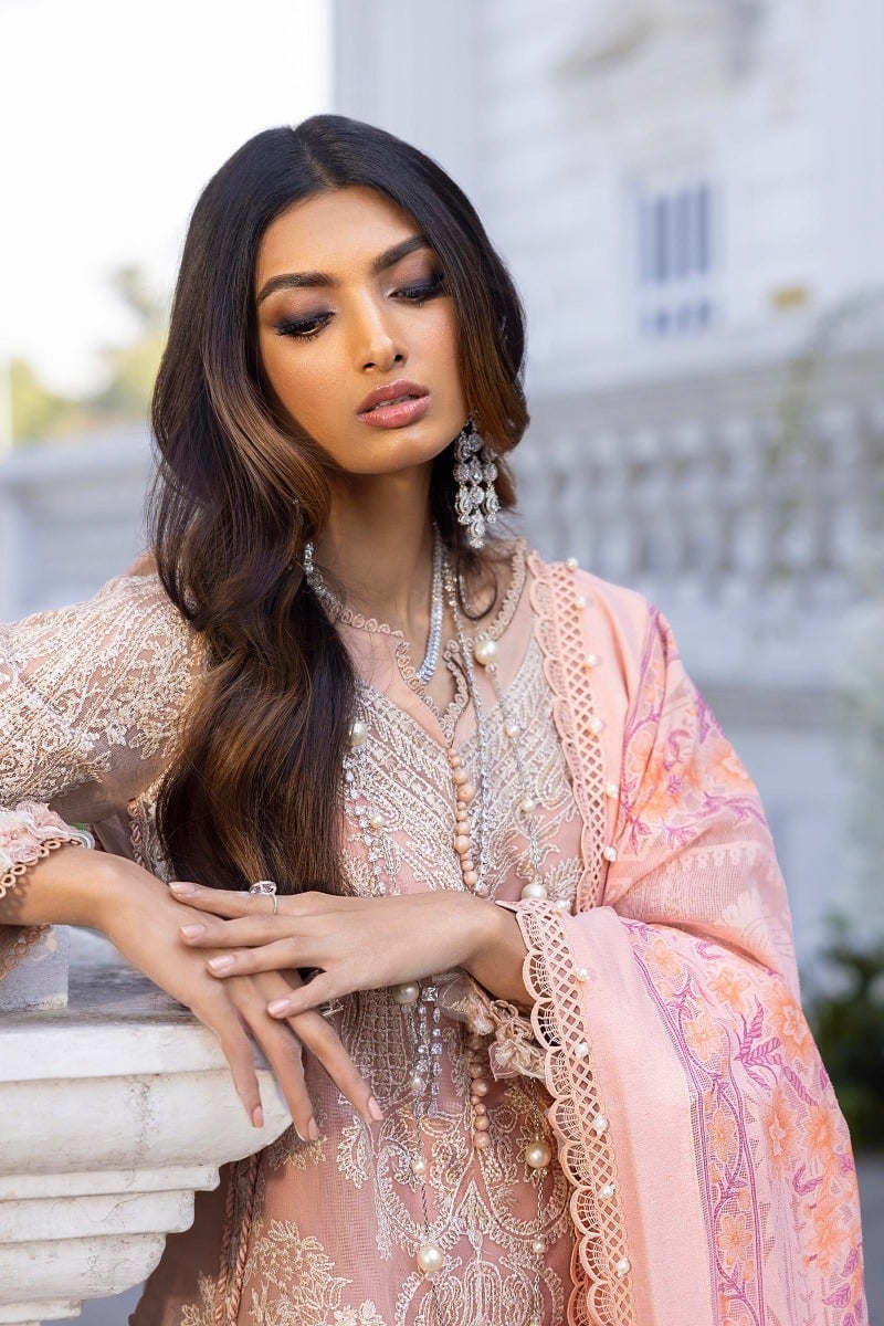 Sana Safinaz Luxury Lawn Collection 2022 – L221-015A-CV - Image 8
