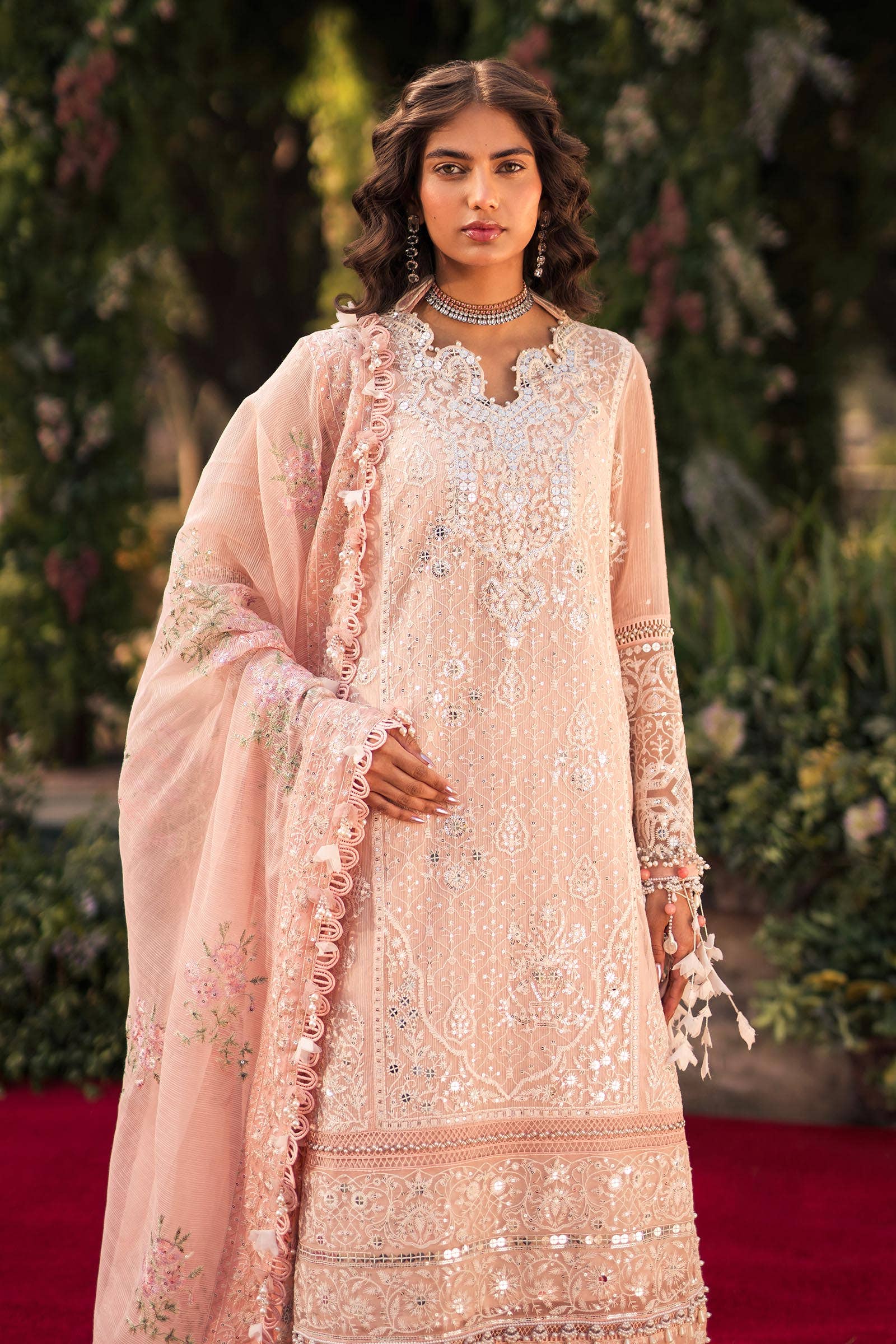 Sana Safinaz Luxury Lawn Collection 2024 – L241-006A-3CV - Image 6