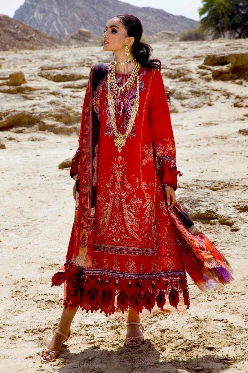 Sana Safinaz Luxury Winter Collection '21 – S211-004A-CP - Image 3