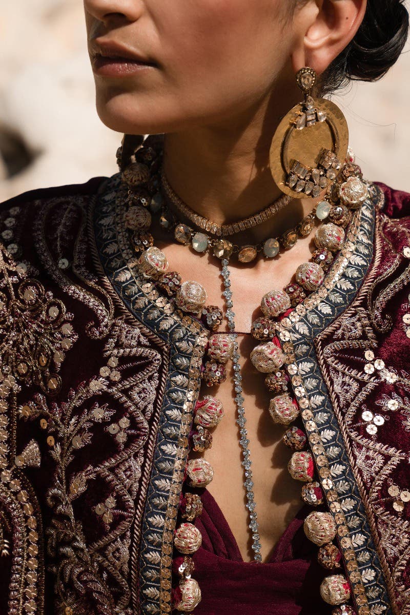 Sana Safinaz Luxury Winter Collection · Luxe Velvet – V231-003-CP - Image 17