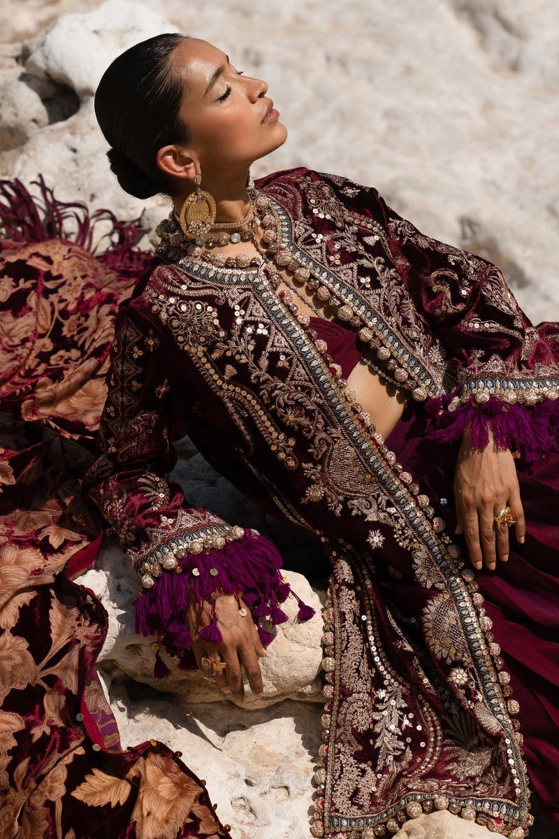 Sana Safinaz Luxury Winter Collection · Luxe Velvet – V231-003-CP - Image 9