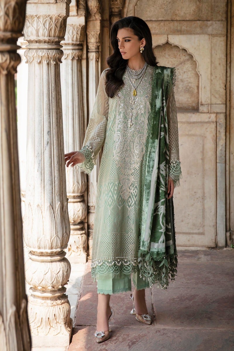Sana Safinaz Luxury Winter Collection – S221-002B-CP - Image 5